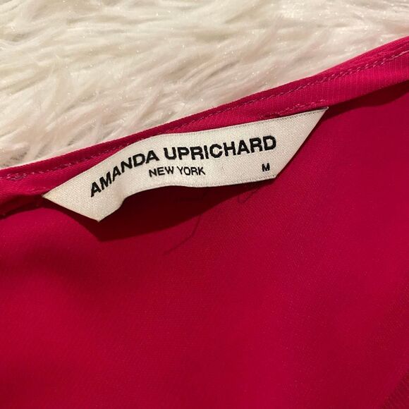 Amanda Uprichard Joanne Halter Mini Dress in Genie Pink Medium - Picture 9 of 9